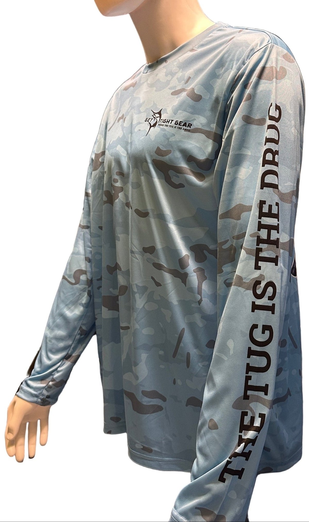 Get Tight Gear "The Tug Is The Drug" Camo Performance Shirt - Get Tight Gear