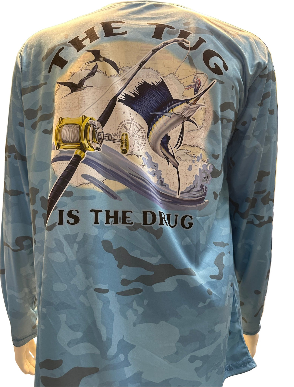 Get Tight Gear "The Tug Is The Drug" Camo Performance Shirt - Get Tight Gear