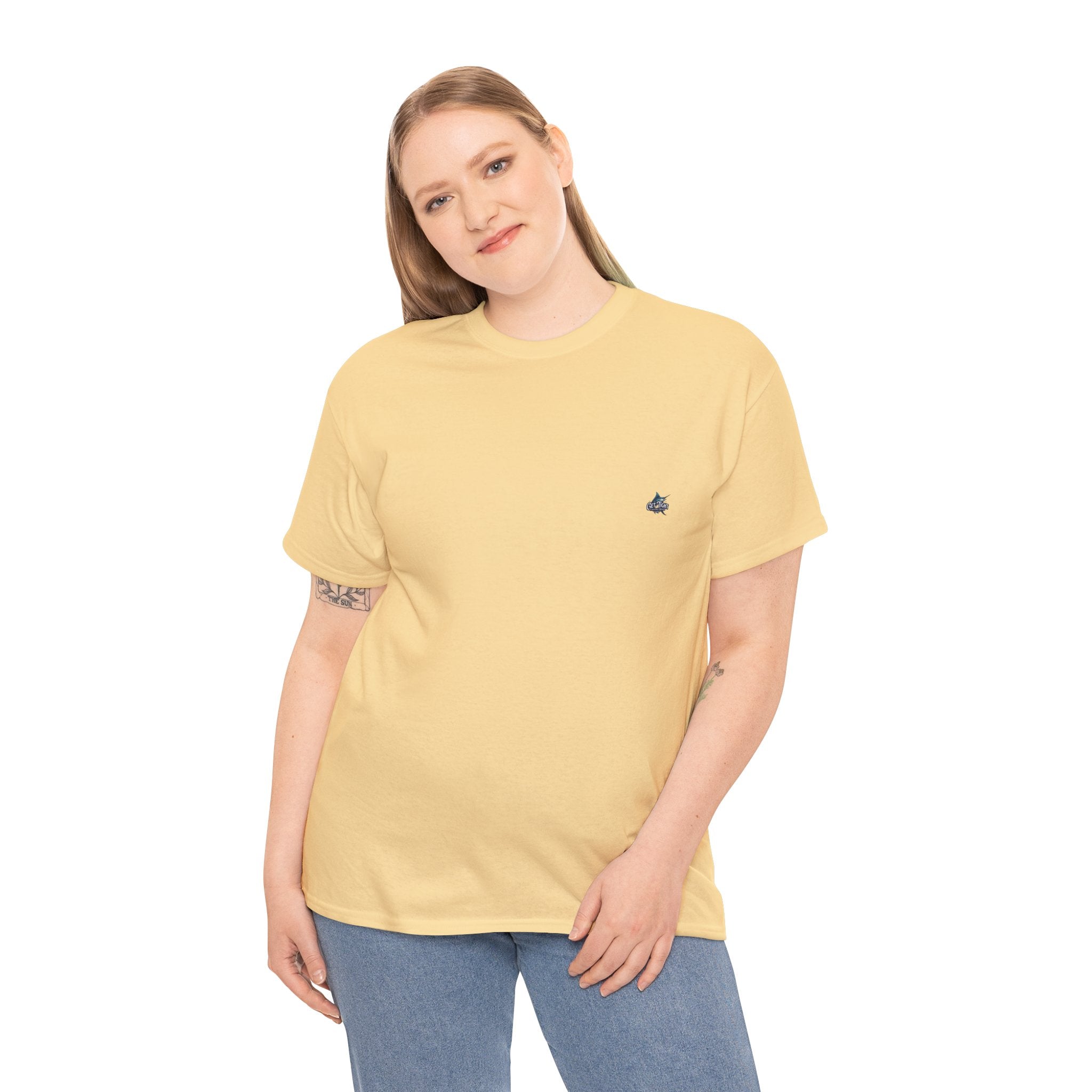 Get Tight Gear Unisex Heavy Cotton Tee – Perfect for Fishing Enthusiasts - Get Tight Gear