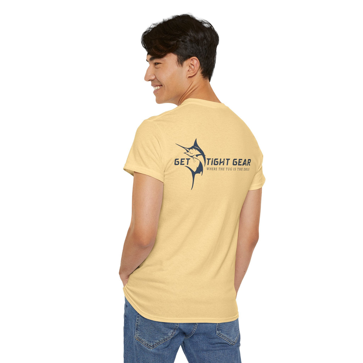 Get Tight Gear Unisex Heavy Cotton Tee – Perfect for Fishing Enthusiasts - Get Tight Gear