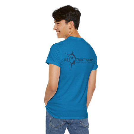 Get Tight Gear Unisex Heavy Cotton Tee – Perfect for Fishing Enthusiasts - Get Tight Gear