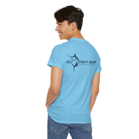 Get Tight Gear Unisex Heavy Cotton Tee – Perfect for Fishing Enthusiasts - Get Tight Gear