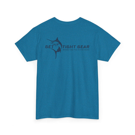 Get Tight Gear Unisex Heavy Cotton Tee – Perfect for Fishing Enthusiasts - Get Tight Gear