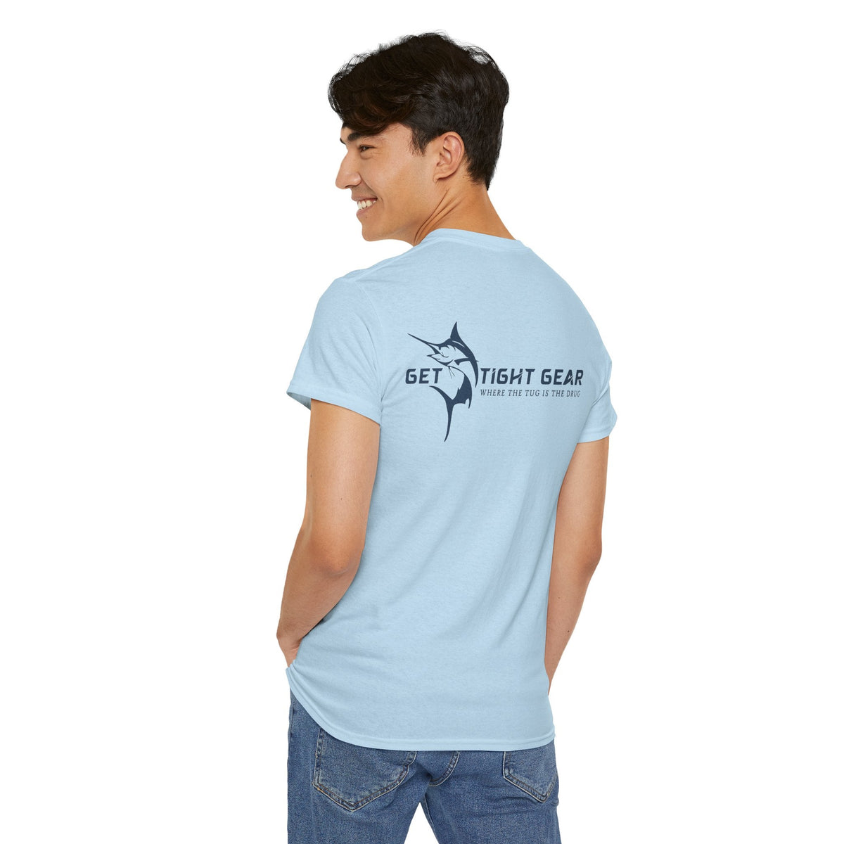 Get Tight Gear Unisex Heavy Cotton Tee – Perfect for Fishing Enthusiasts - Get Tight Gear