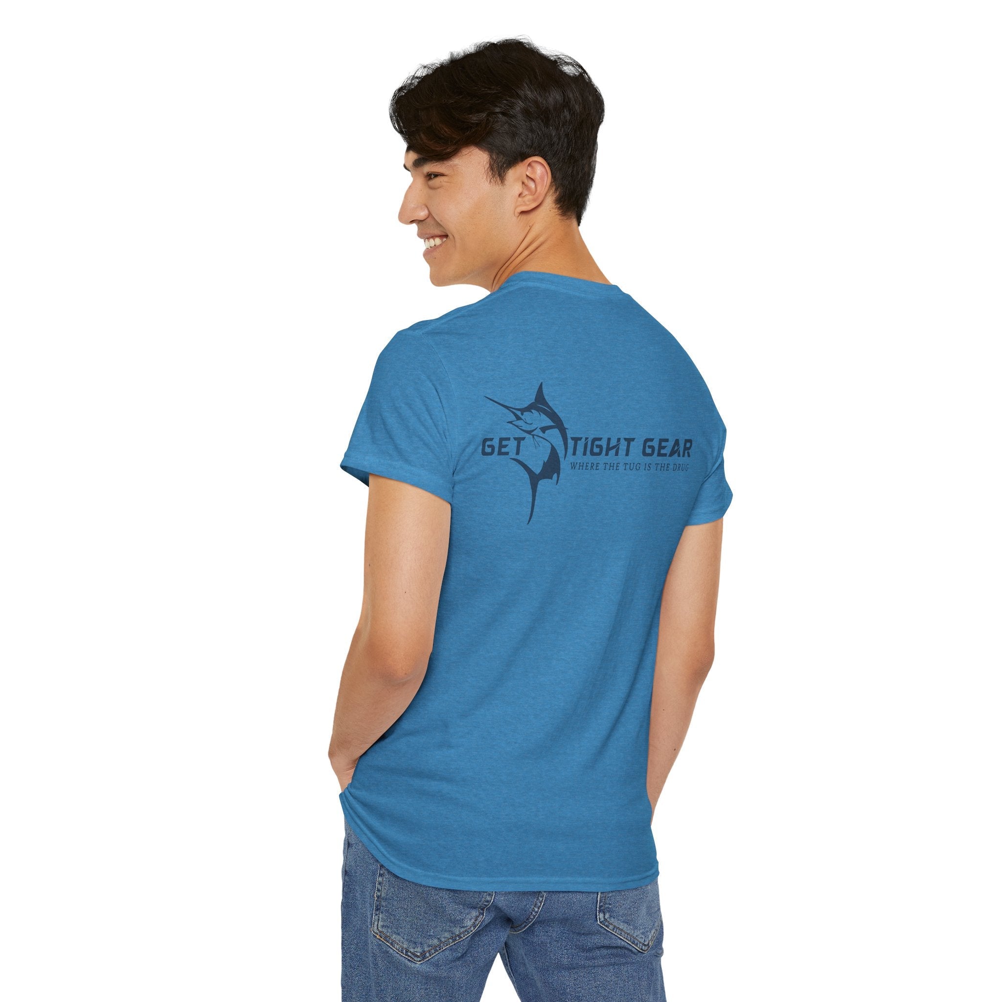 Get Tight Gear Unisex Heavy Cotton Tee – Perfect for Fishing Enthusiasts - Get Tight Gear