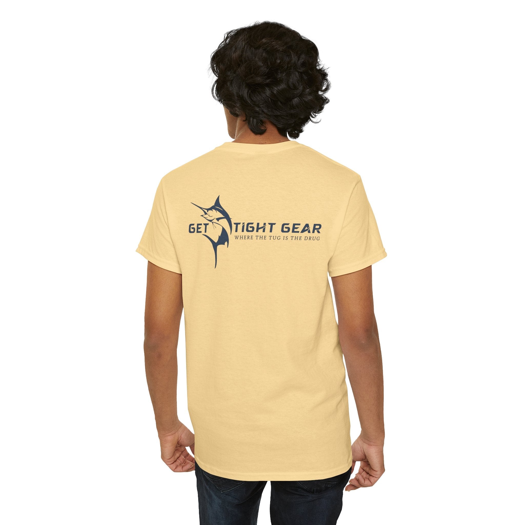 Get Tight Gear Unisex Heavy Cotton Tee – Perfect for Fishing Enthusiasts - Get Tight Gear