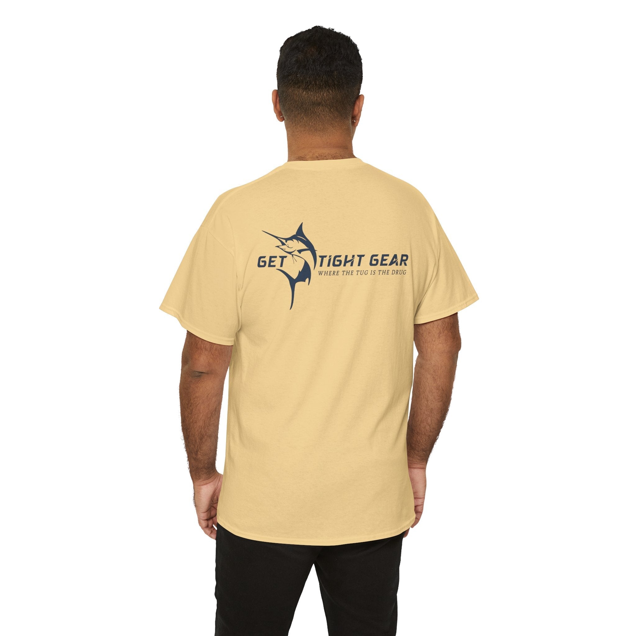 Get Tight Gear Unisex Heavy Cotton Tee – Perfect for Fishing Enthusiasts - Get Tight Gear