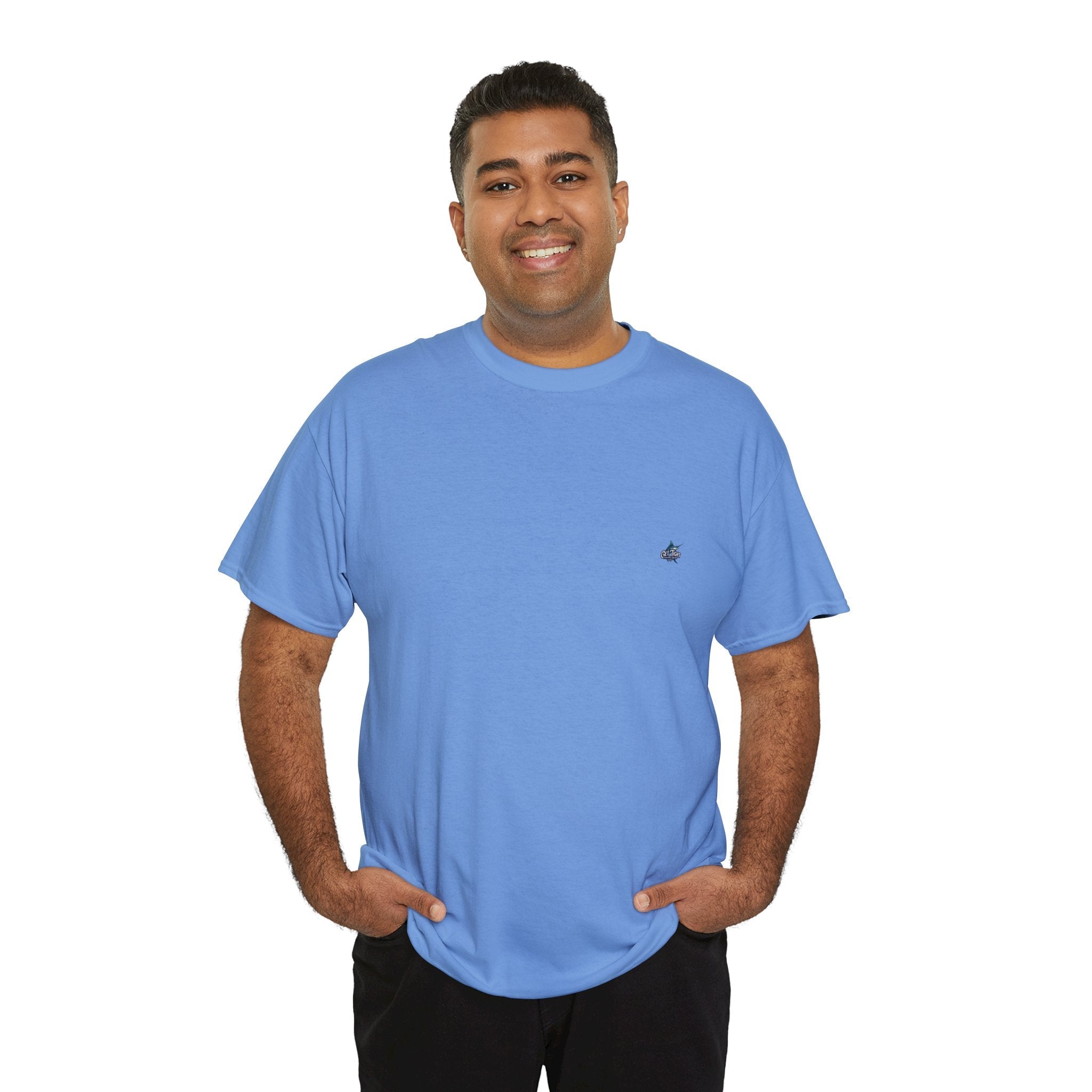 Get Tight Gear Unisex Heavy Cotton Tee – Perfect for Fishing Enthusiasts - Get Tight Gear