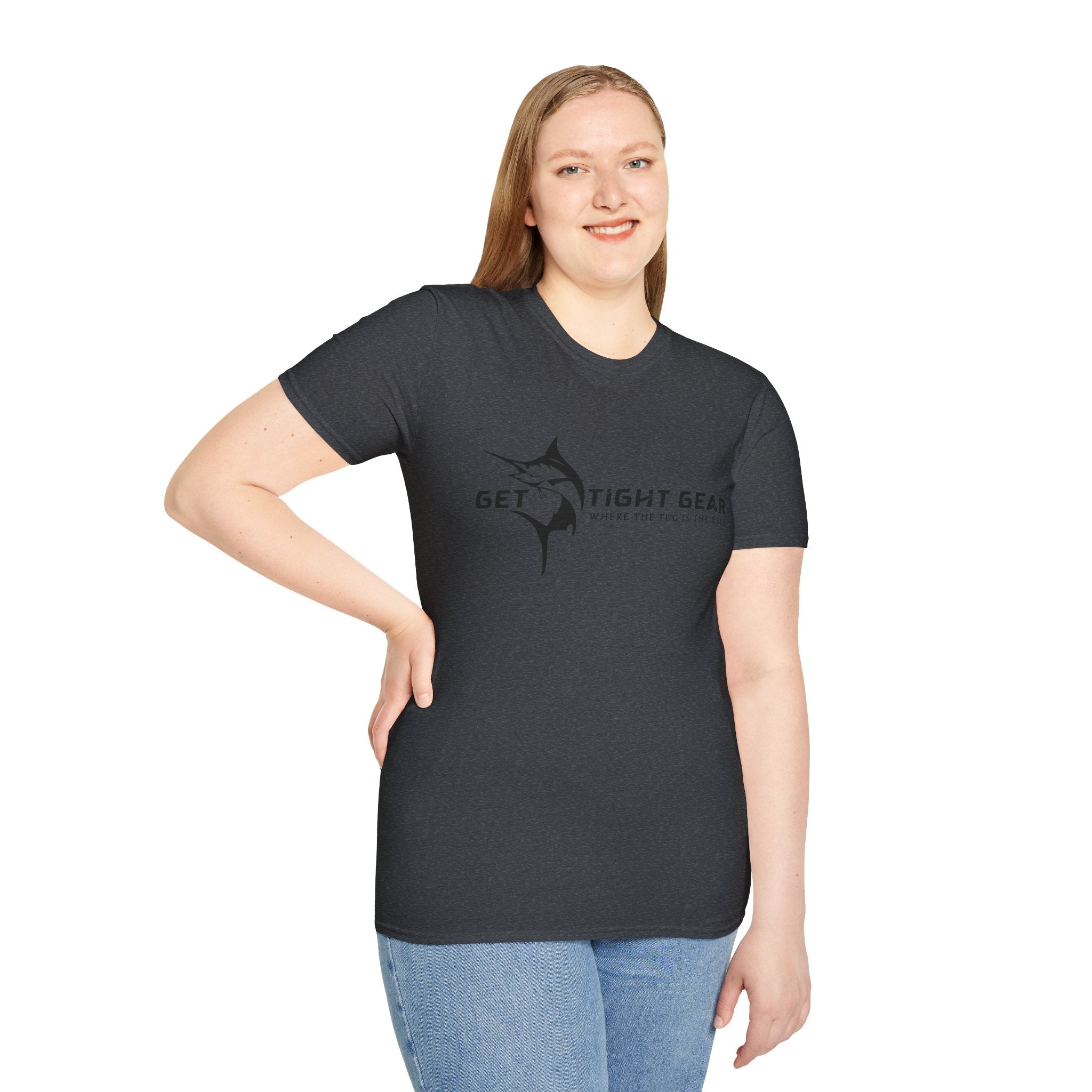 Get Tight Gear Unisex Softstyle T-Shirt – Perfect for Fishing Enthusiasts! - Get Tight Gear
