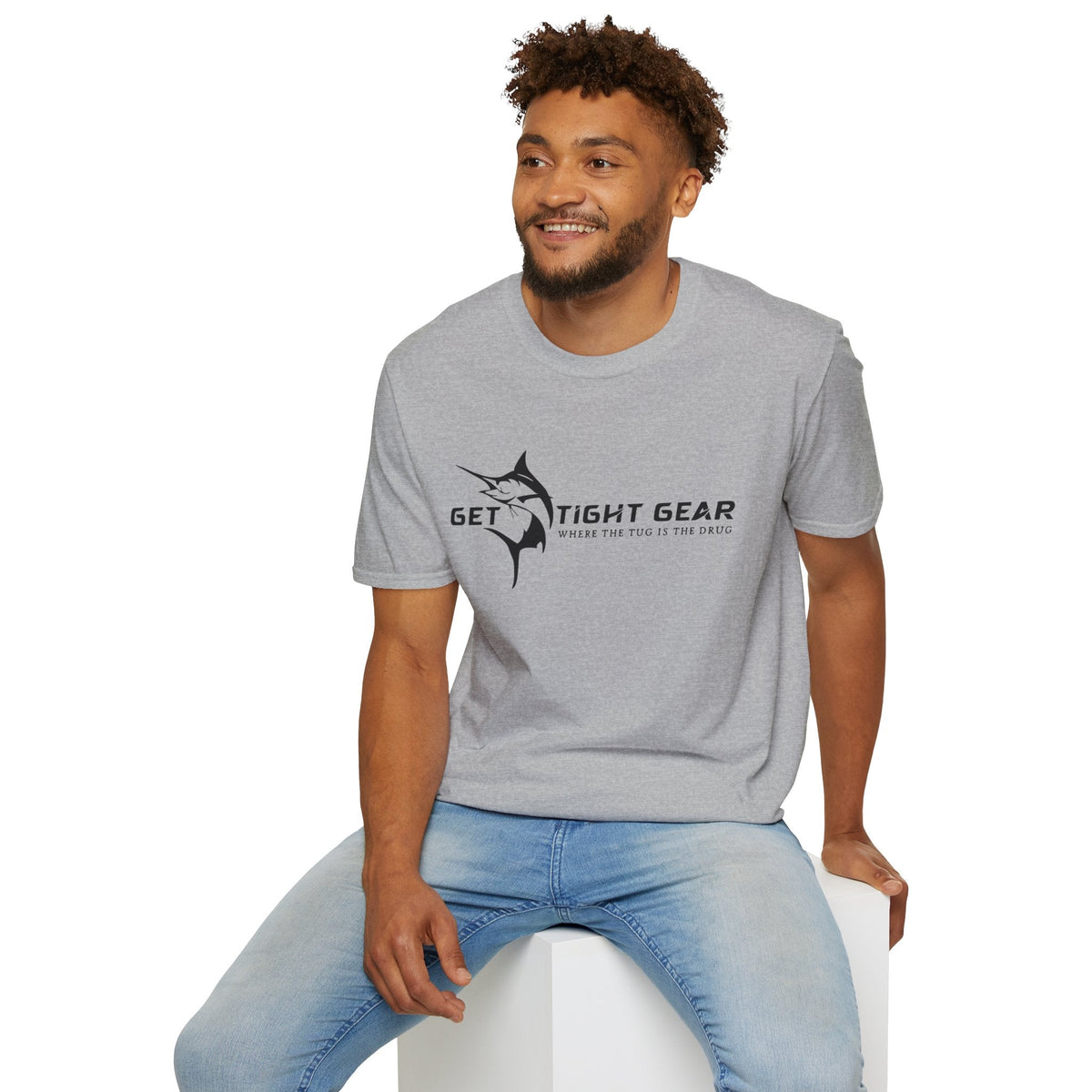 Get Tight Gear Unisex Softstyle T-Shirt – Perfect for Fishing Enthusiasts! - Get Tight Gear