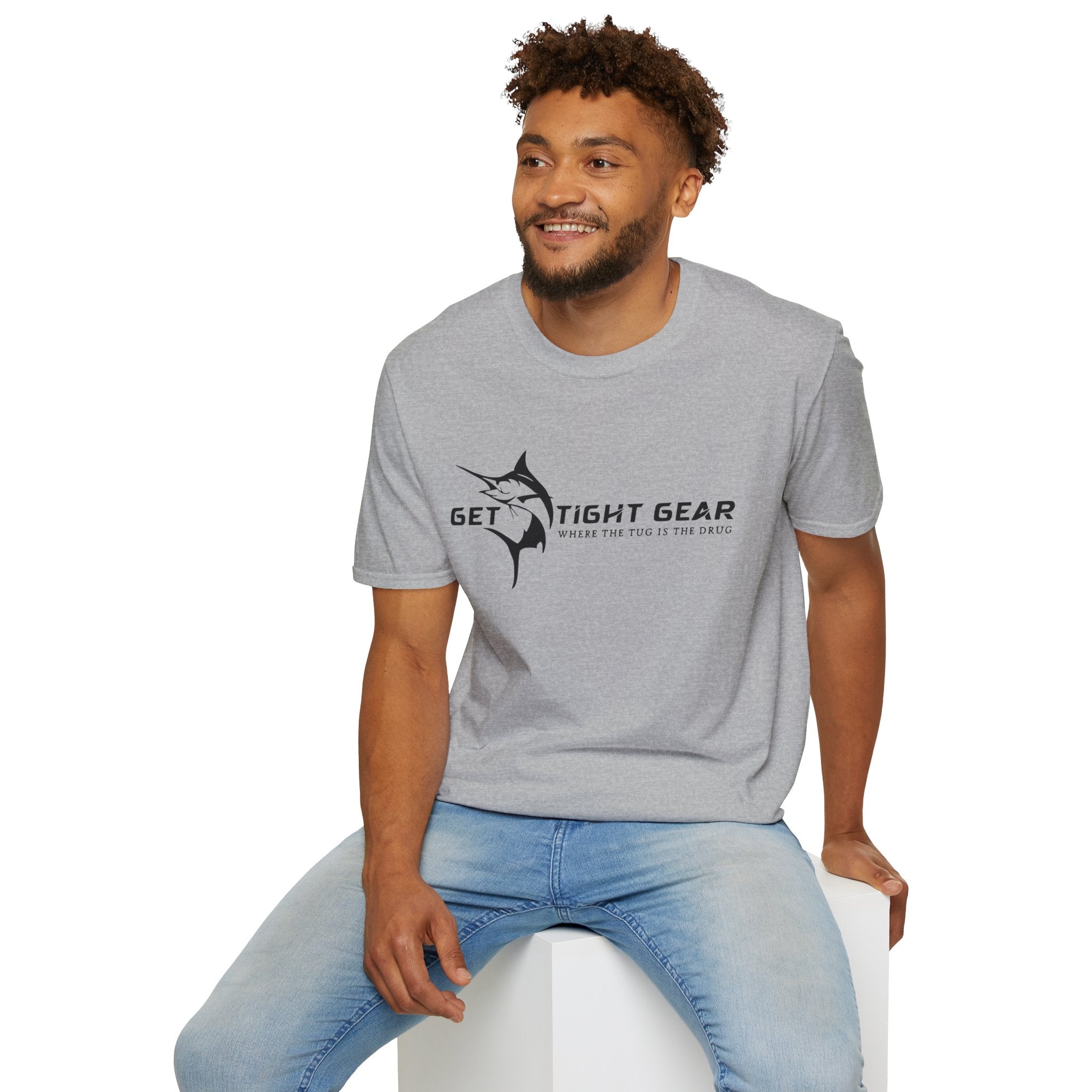 Get Tight Gear Unisex Softstyle T-Shirt – Perfect for Fishing Enthusiasts! - Get Tight Gear