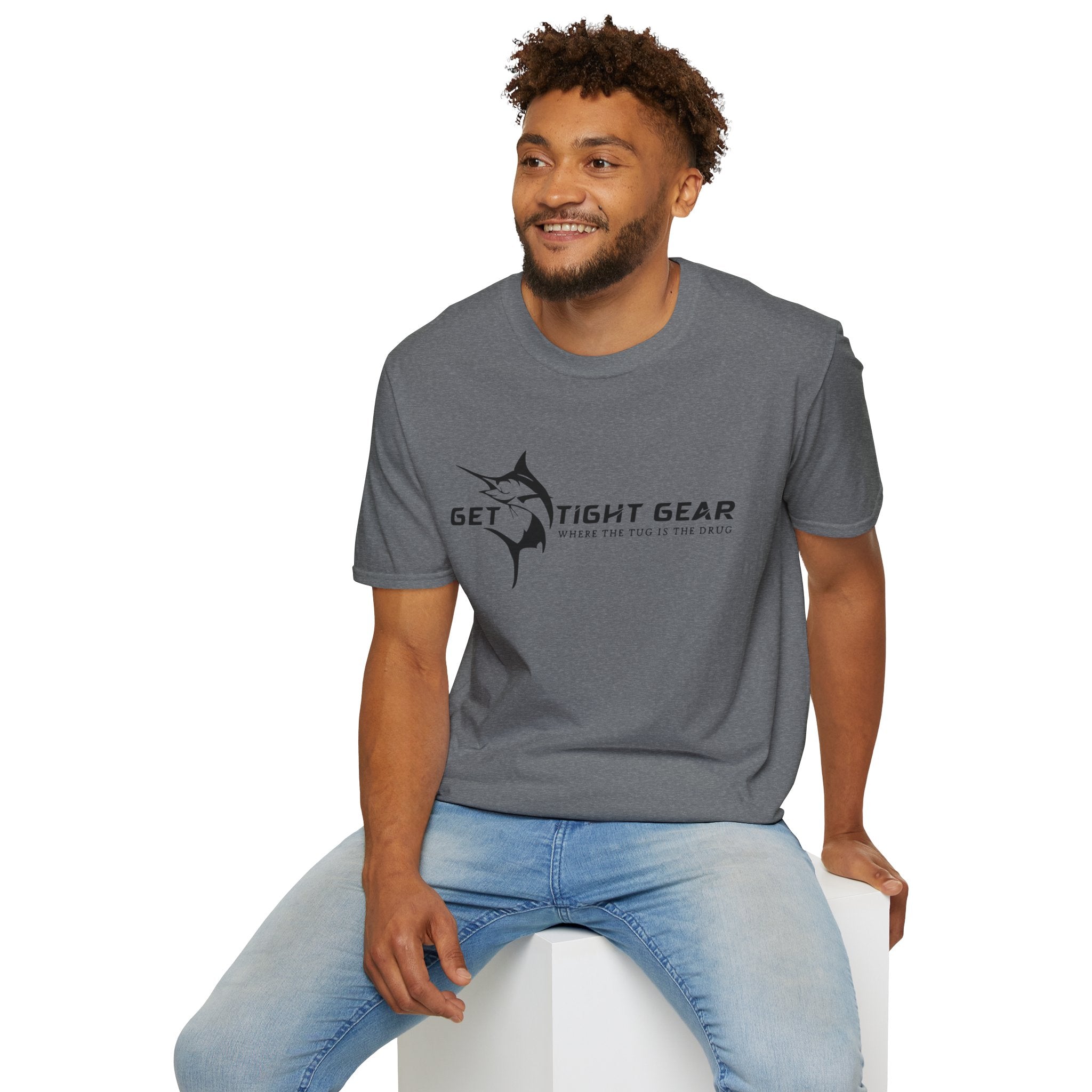 Get Tight Gear Unisex Softstyle T-Shirt – Perfect for Fishing Enthusiasts! - Get Tight Gear