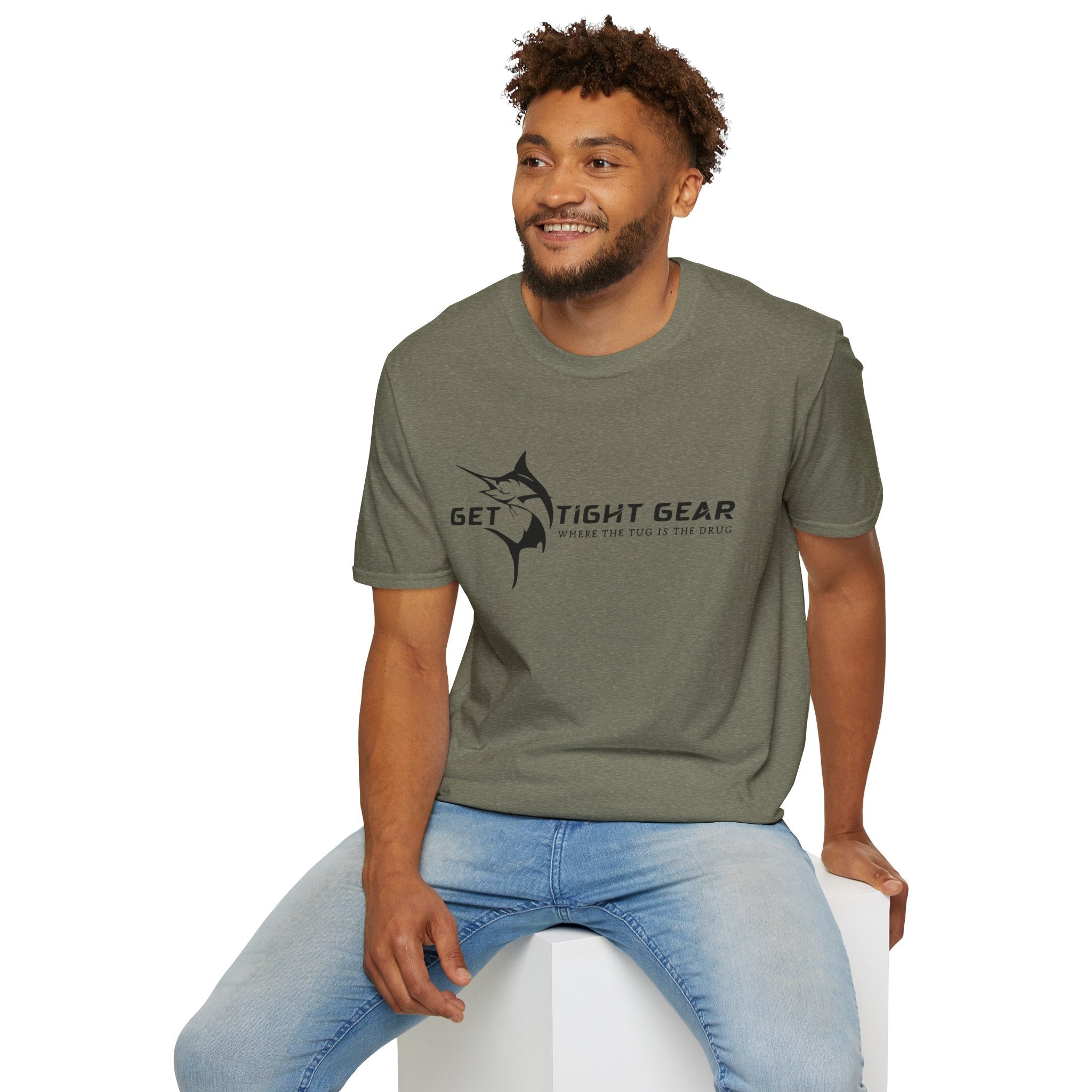 Get Tight Gear Unisex Softstyle T-Shirt – Perfect for Fishing Enthusiasts! - Get Tight Gear