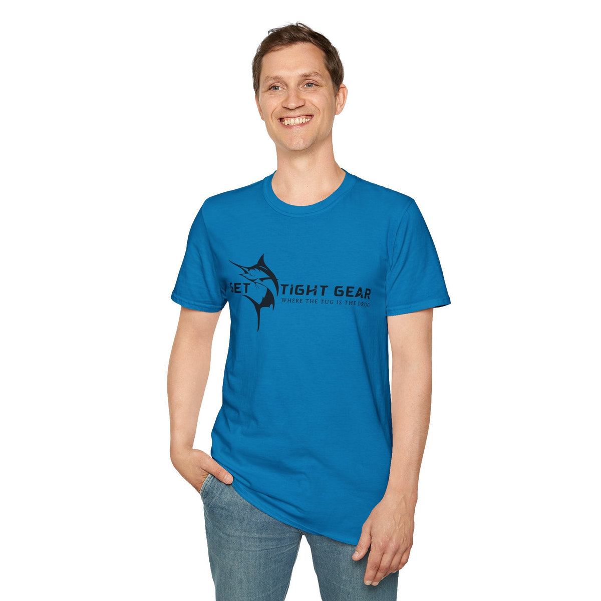 Get Tight Gear Unisex Softstyle T-Shirt – Perfect for Fishing Enthusiasts! - Get Tight Gear
