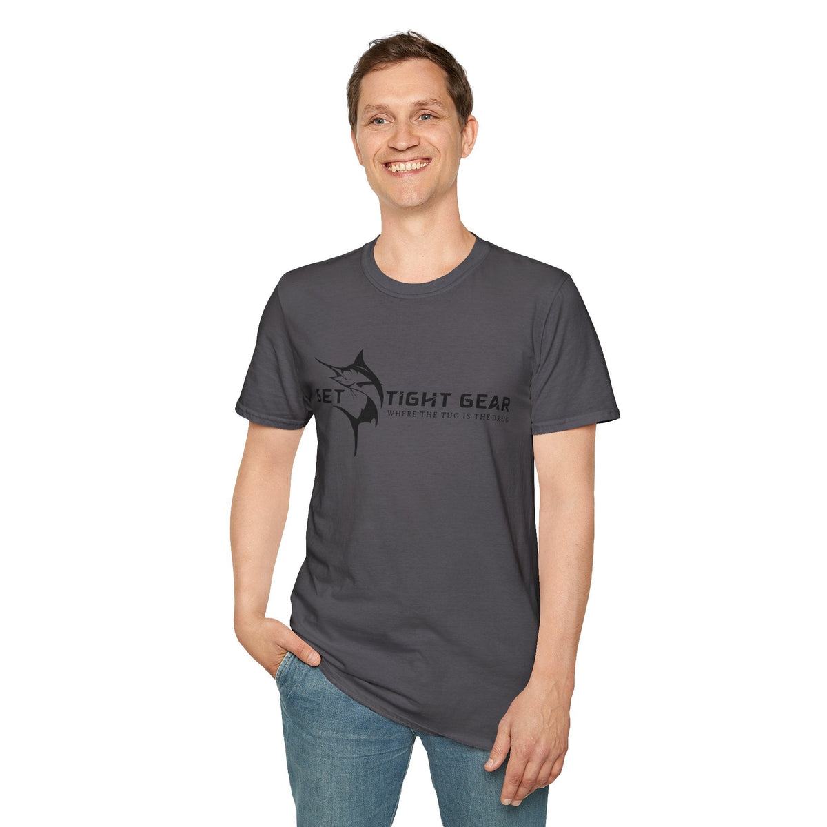 Get Tight Gear Unisex Softstyle T-Shirt – Perfect for Fishing Enthusiasts! - Get Tight Gear