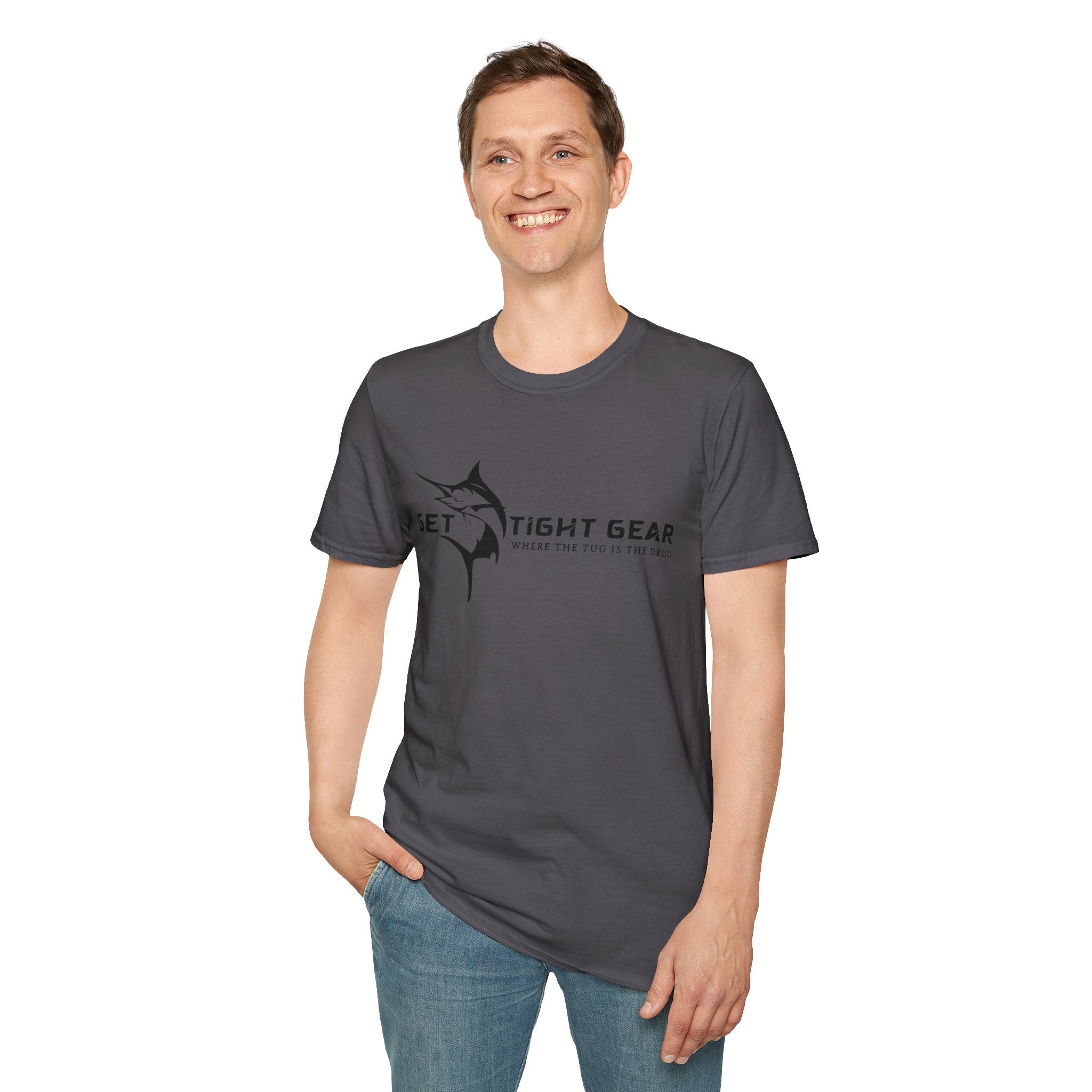 Get Tight Gear Unisex Softstyle T-Shirt – Perfect for Fishing Enthusiasts! - Get Tight Gear