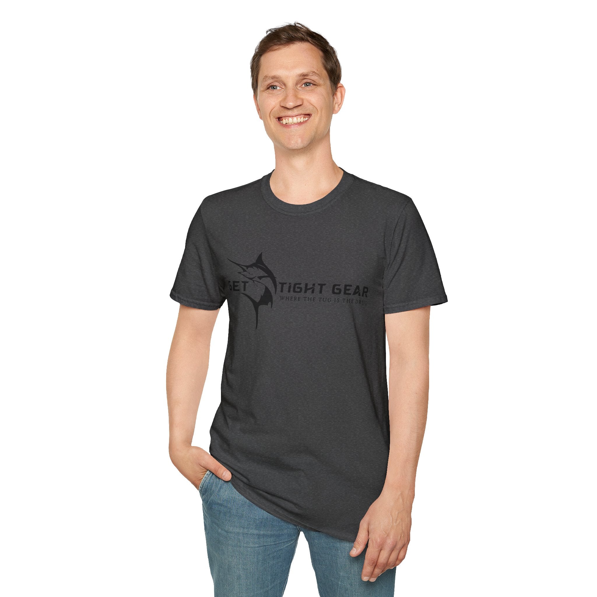 Get Tight Gear Unisex Softstyle T-Shirt – Perfect for Fishing Enthusiasts! - Get Tight Gear