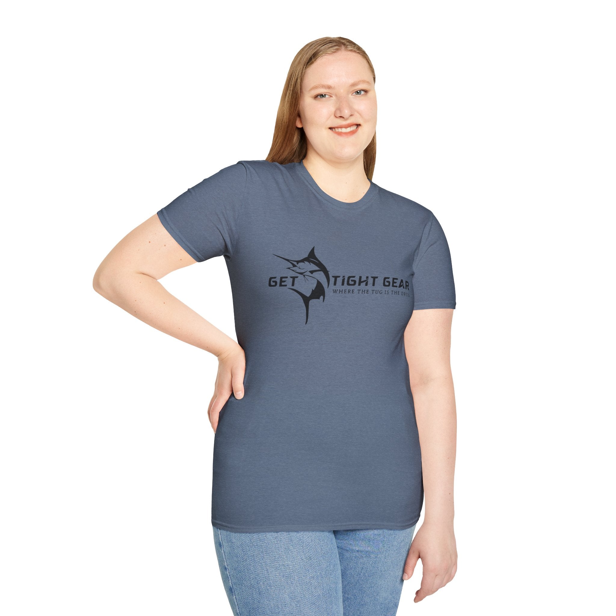 Get Tight Gear Unisex Softstyle T-Shirt – Perfect for Fishing Enthusiasts! - Get Tight Gear