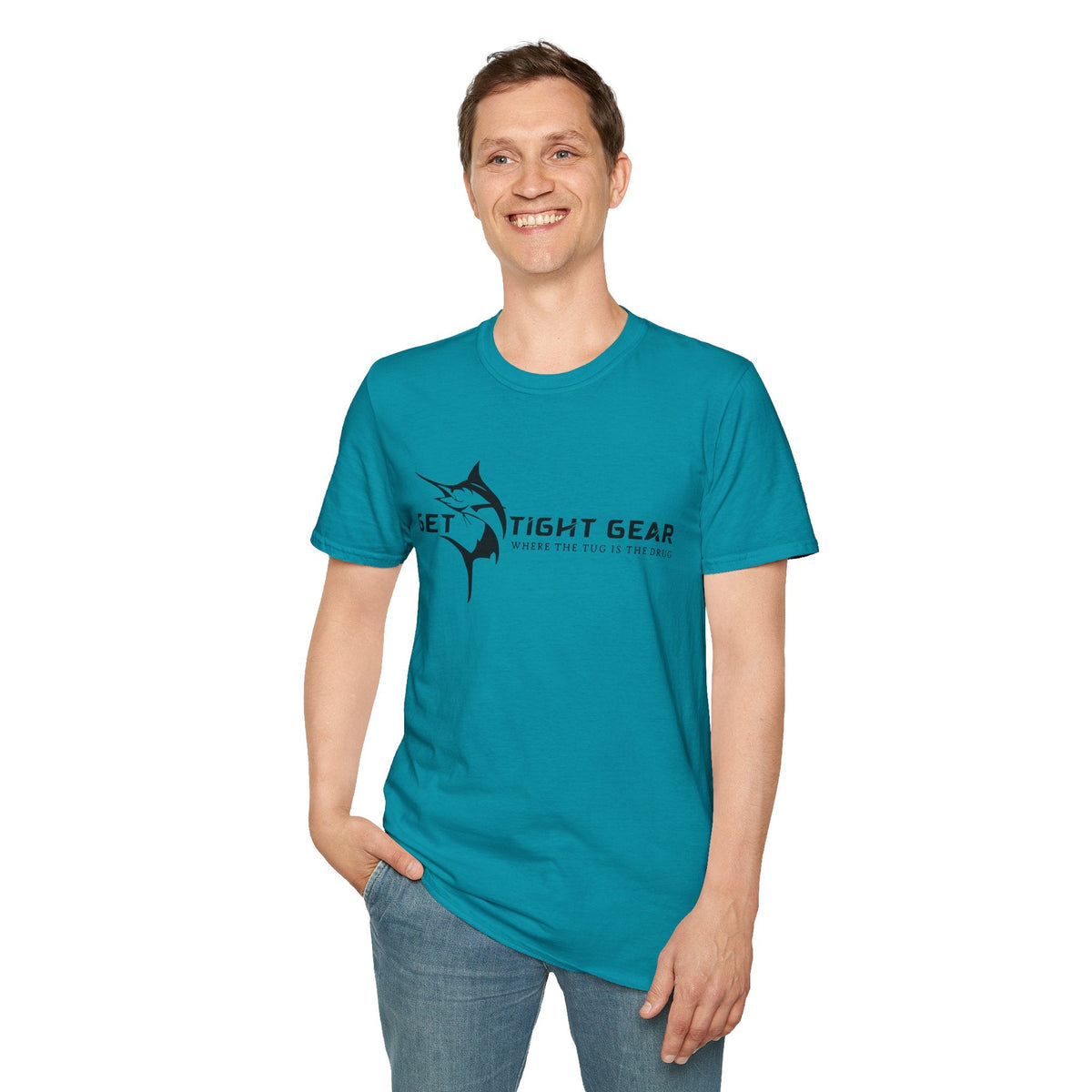 Get Tight Gear Unisex Softstyle T-Shirt – Perfect for Fishing Enthusiasts! - Get Tight Gear
