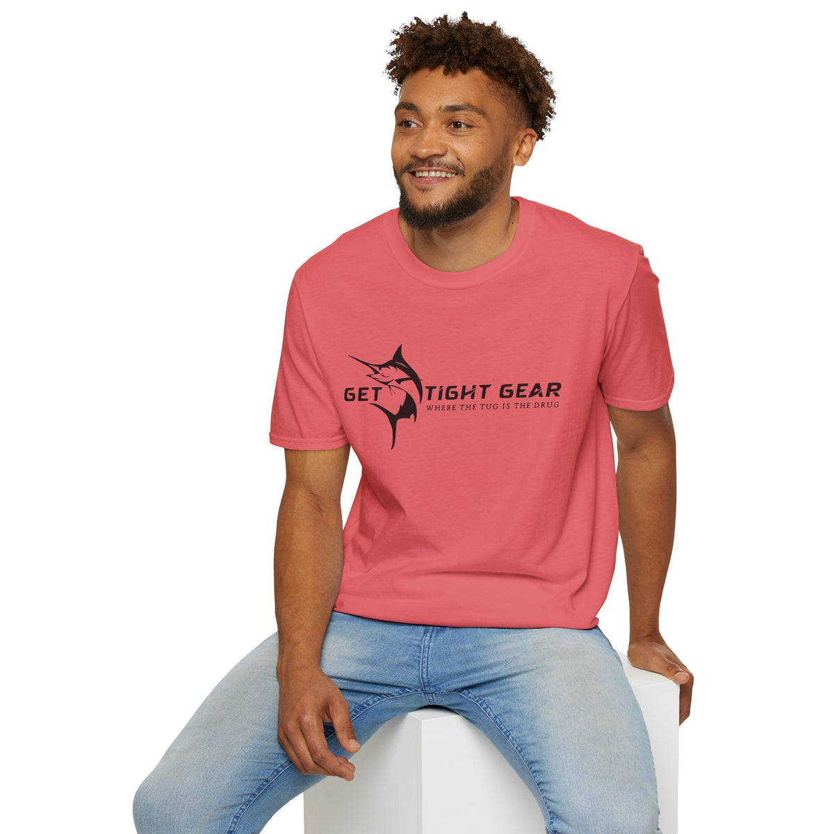 Get Tight Gear Unisex Softstyle T-Shirt – Perfect for Fishing Enthusiasts! - Get Tight Gear