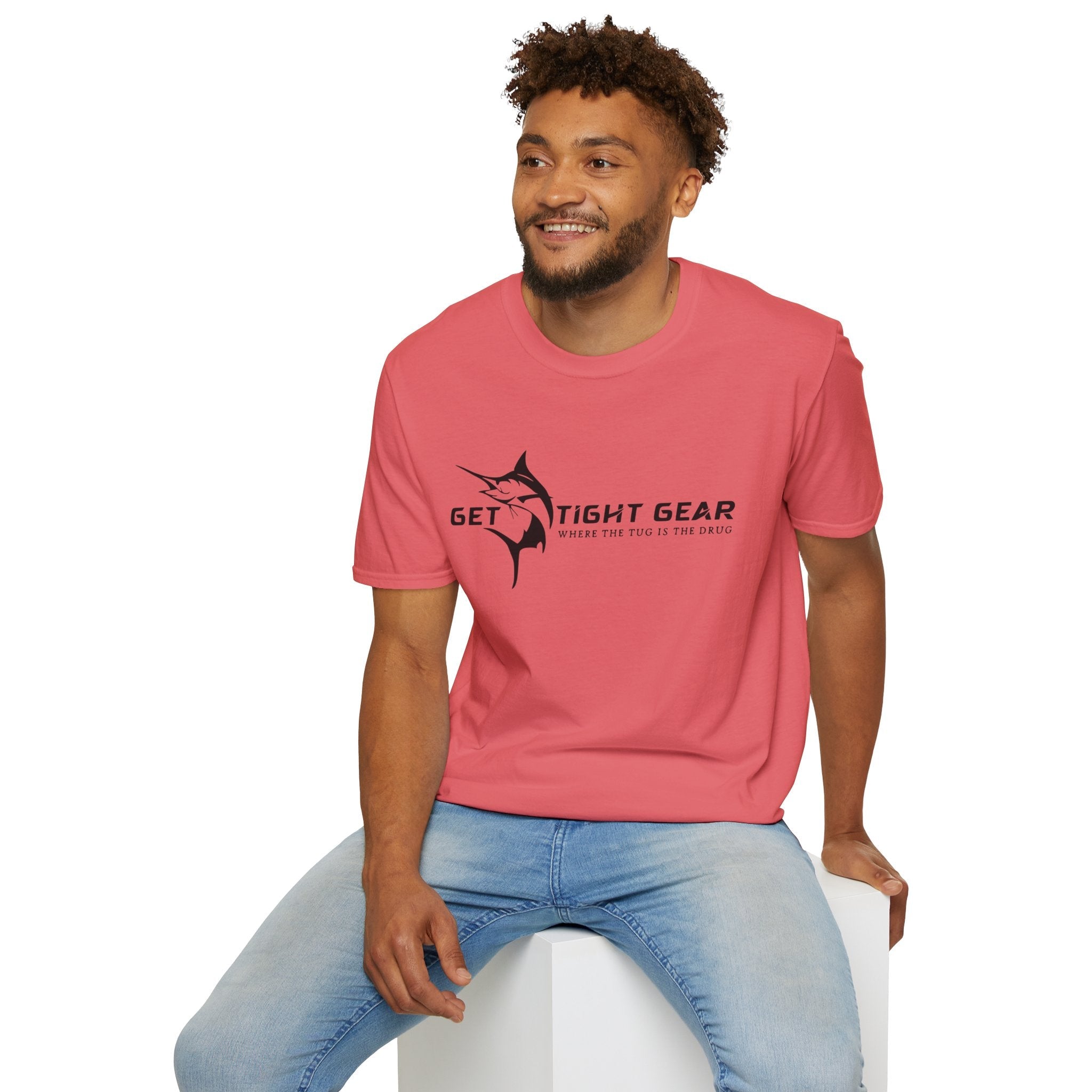 Get Tight Gear Unisex Softstyle T-Shirt – Perfect for Fishing Enthusiasts! - Get Tight Gear