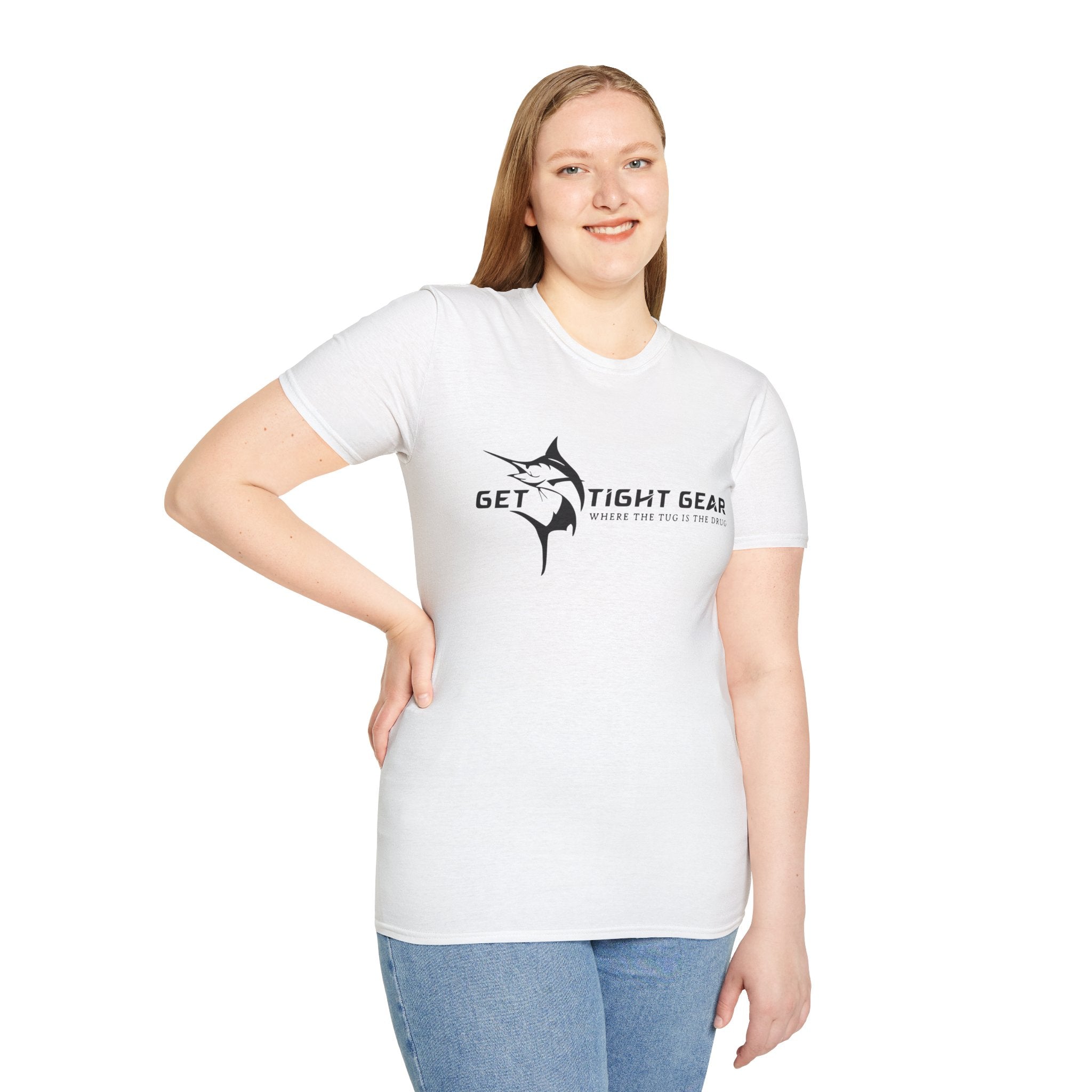 Get Tight Gear Unisex Softstyle T-Shirt – Perfect for Fishing Enthusiasts! - Get Tight Gear