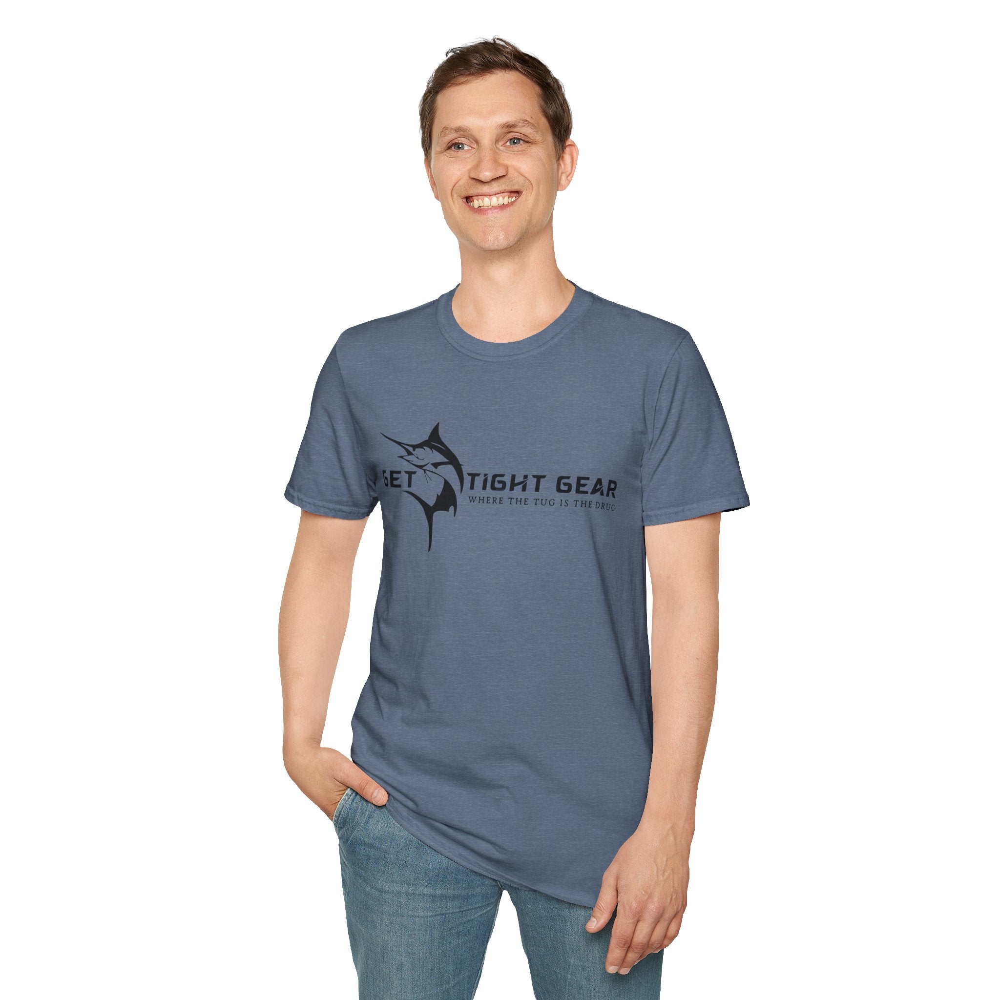 Get Tight Gear Unisex Softstyle T-Shirt – Perfect for Fishing Enthusiasts! - Get Tight Gear