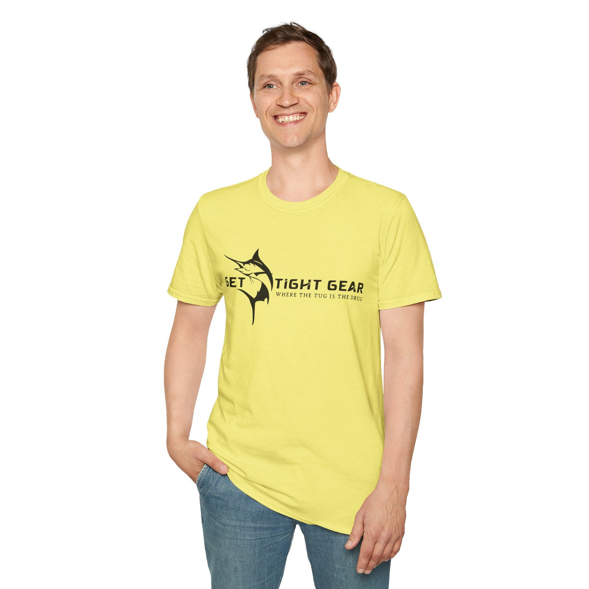 Get Tight Gear Unisex Softstyle T-Shirt – Perfect for Fishing Enthusiasts! - Get Tight Gear