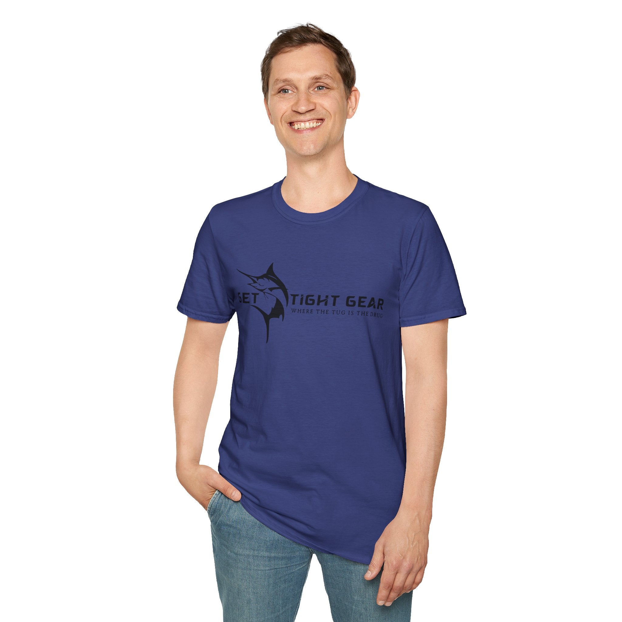 Get Tight Gear Unisex Softstyle T-Shirt – Perfect for Fishing Enthusiasts! - Get Tight Gear