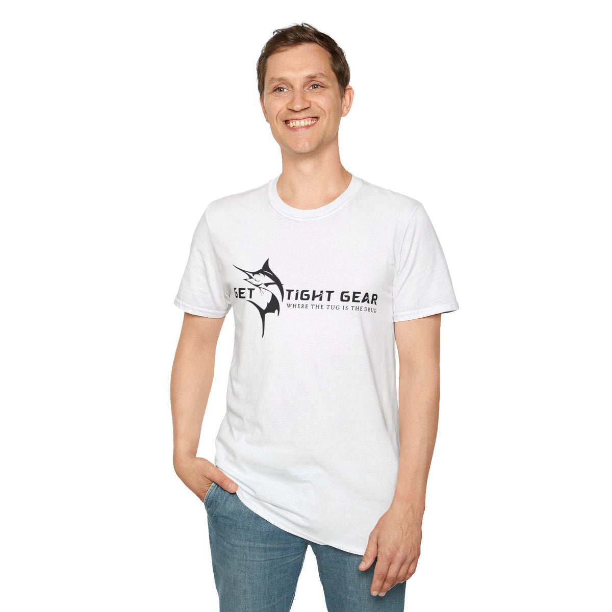 Get Tight Gear Unisex Softstyle T-Shirt – Perfect for Fishing Enthusiasts! - Get Tight Gear