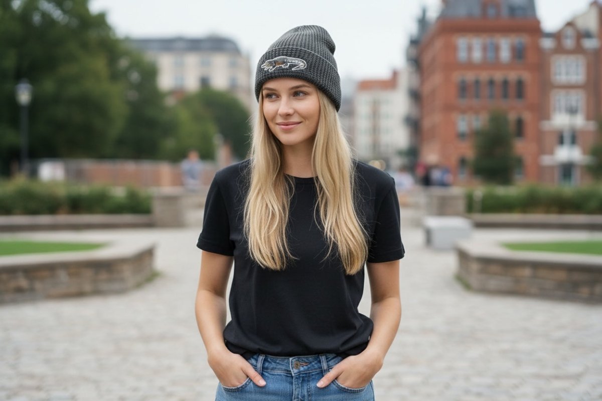 Get Tight Gear Waffle Beanie – Charcoal – Alligator - Get Tight Gear