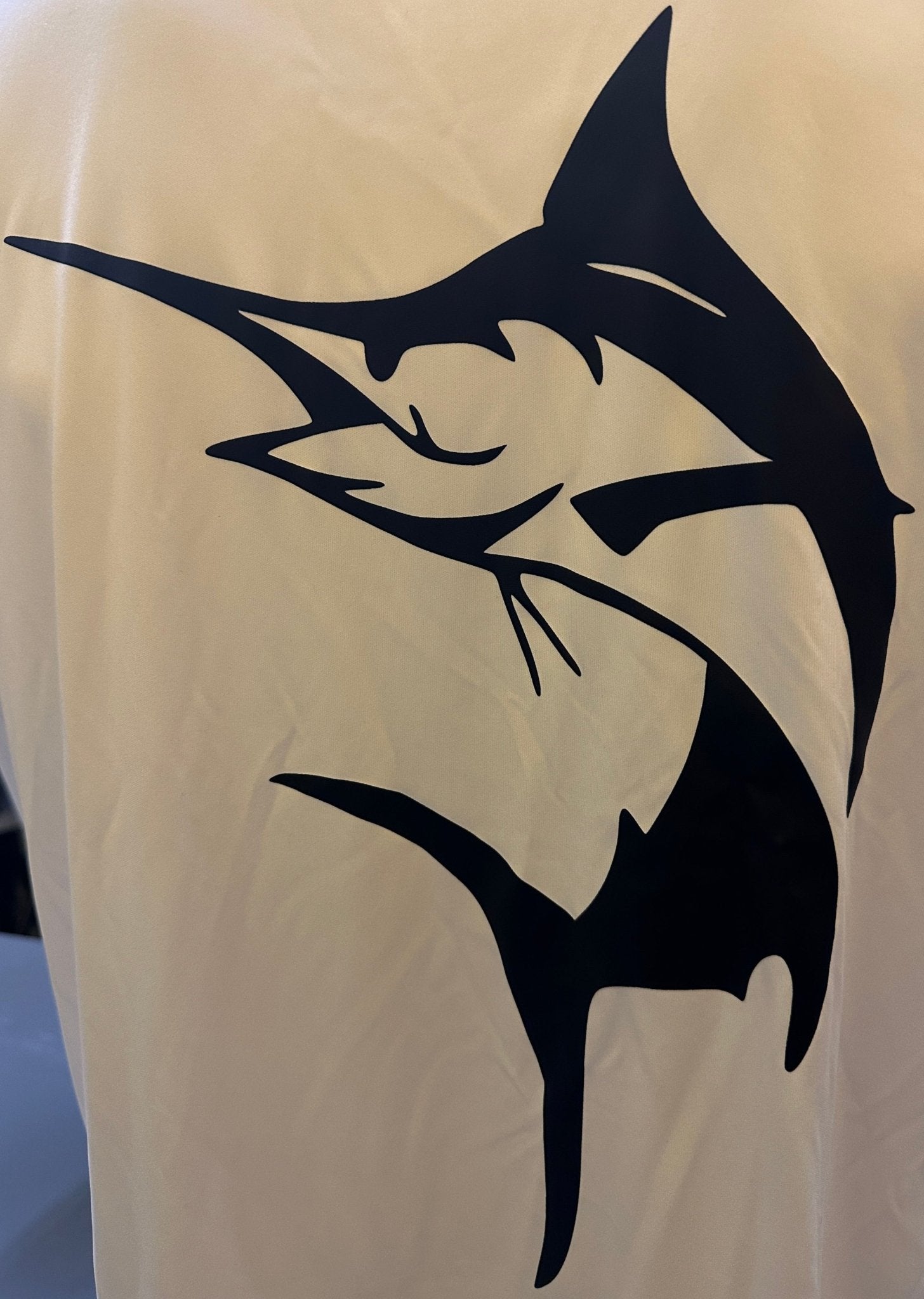 Get Tight Gear™ White Performance Long Sleeve Shirt – Marlin Graphic - Get Tight Gear