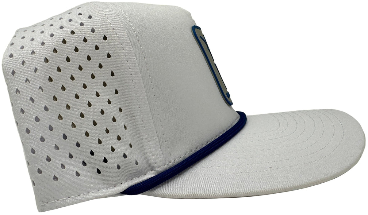 Get Tight Gear White Rope Hat – Blue Marlin Patch - Get Tight Gear