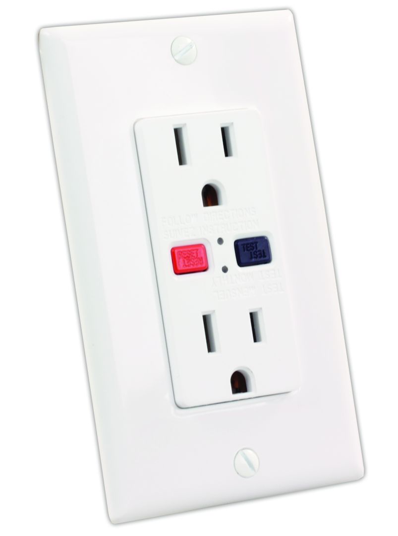 GFCI ELECT OUTLET WHT - Get Tight Gear