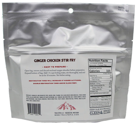 Ginger Chicken Gf Single Srv - Get Tight Gear