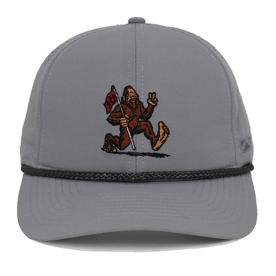 Golf Sasquatch Bigfoot Final Hole Performance Rope Cap - Get Tight Gear
