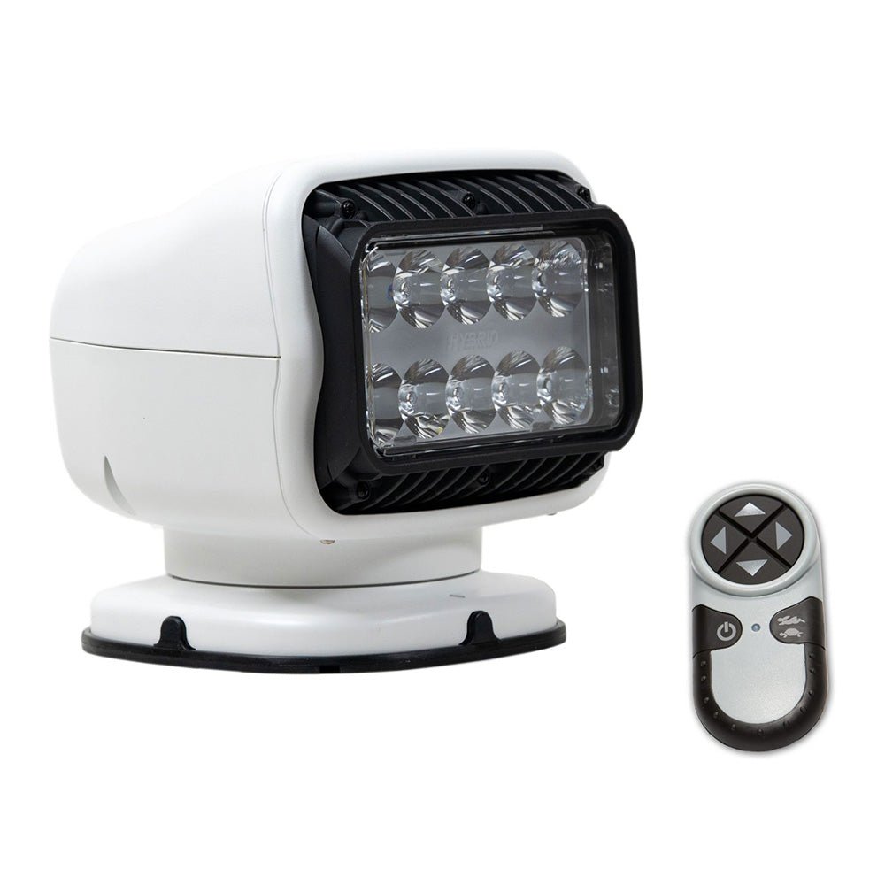Golight GT Series LED Hybrid Light Permanent Mount w/Handheld Wireless Remote - 12V - White - Get Tight Gear