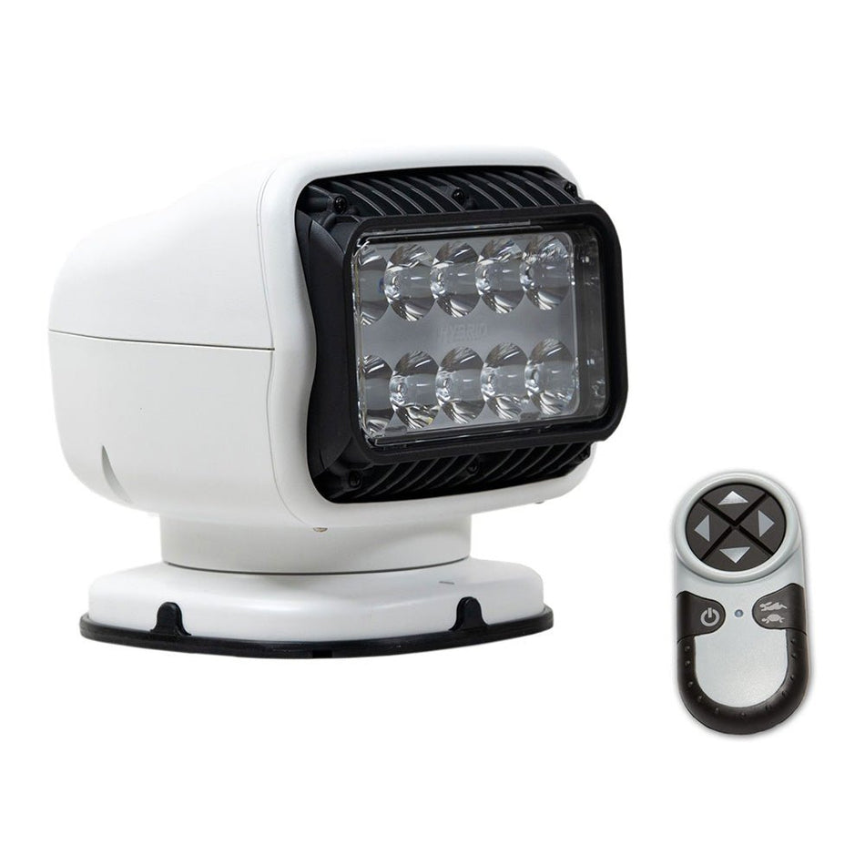 Golight GT Series LED Hybrid Light Permanent Mount w/Handheld Wireless Remote - 12V - White - Get Tight Gear