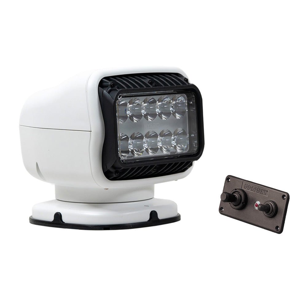 Golight GT Series LED Hybrid Light Permanent Mount w/Hardwired Dash Mount Remote - 12V - White - Get Tight Gear