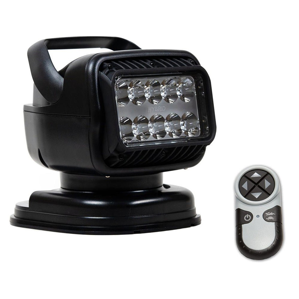 Golight GT Series LED Hybrid Portable Light w/Magnetic Shoe Mount Handheld Wireless Remote - 12V - Black - Get Tight Gear