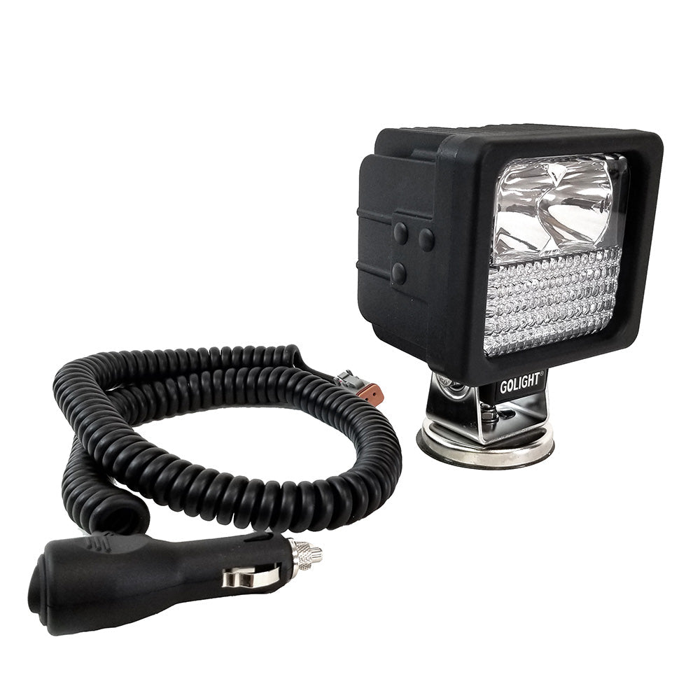 Golight GXL LED Hybrid Portable Work Light Series Magnetic Mount w/No Remote - 12V - Black - Get Tight Gear