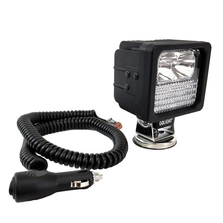 Golight GXL LED Hybrid Portable Work Light Series Magnetic Mount w/No Remote - 12V - Black - Get Tight Gear