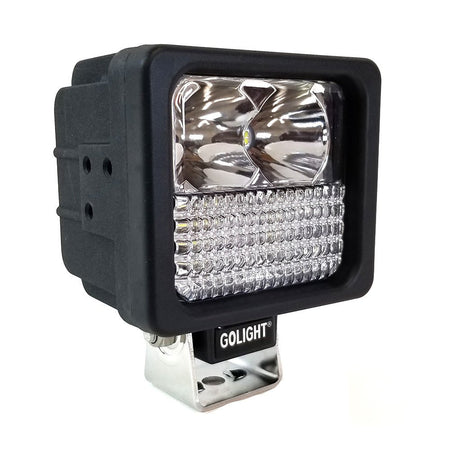 Golight GXL LED Hybrid Work Series Light Fixed Mount w/No Remote - 12V - Black - Get Tight Gear