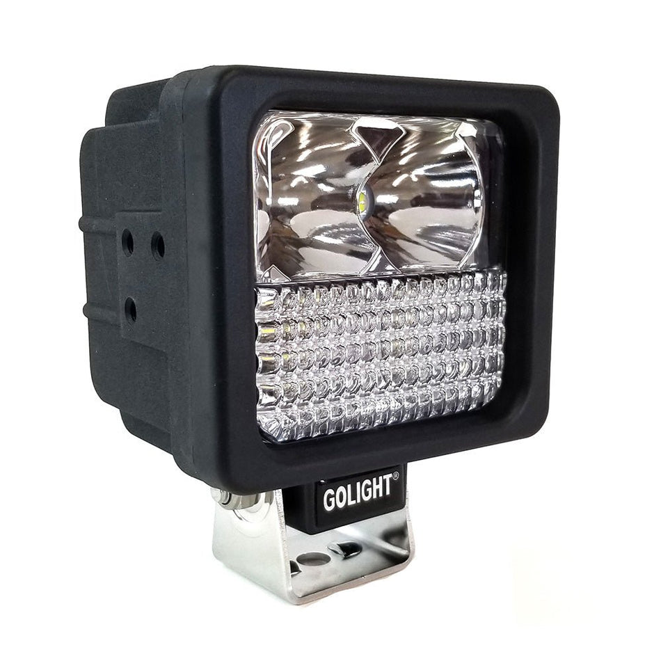 Golight GXL LED Hybrid Work Series Light Fixed Mount w/No Remote - 12V - Black - Get Tight Gear