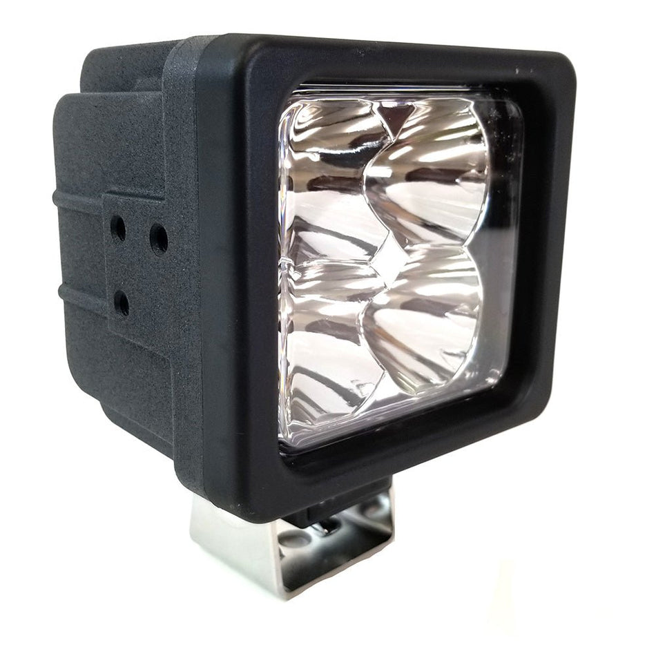 Golight GXL LED Work Light Series Spot Light Fixed Mount w/No Remote - 12V - Black - Get Tight Gear