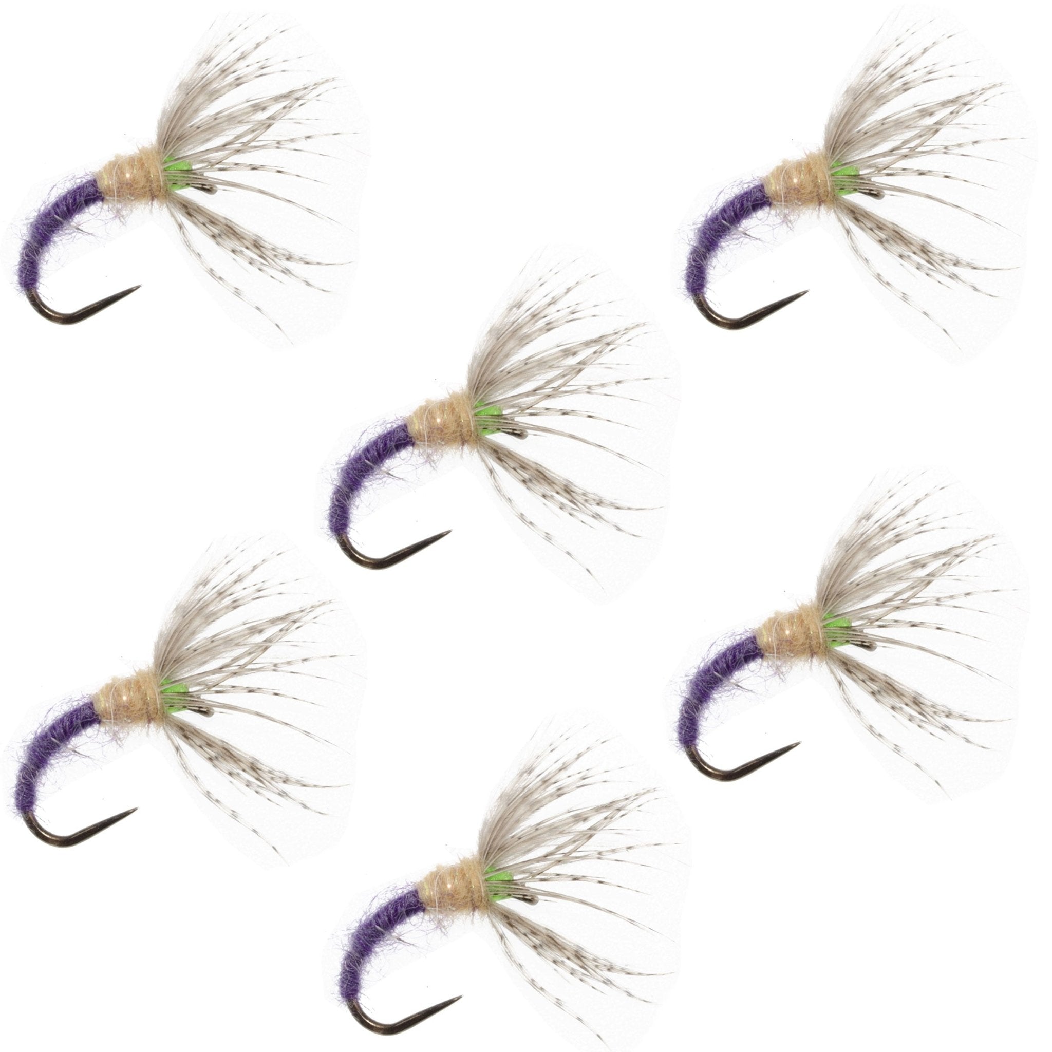 Grave Digger Sakasa Kebari - 6 Tenkara Flies - Size 12 - Get Tight Gear