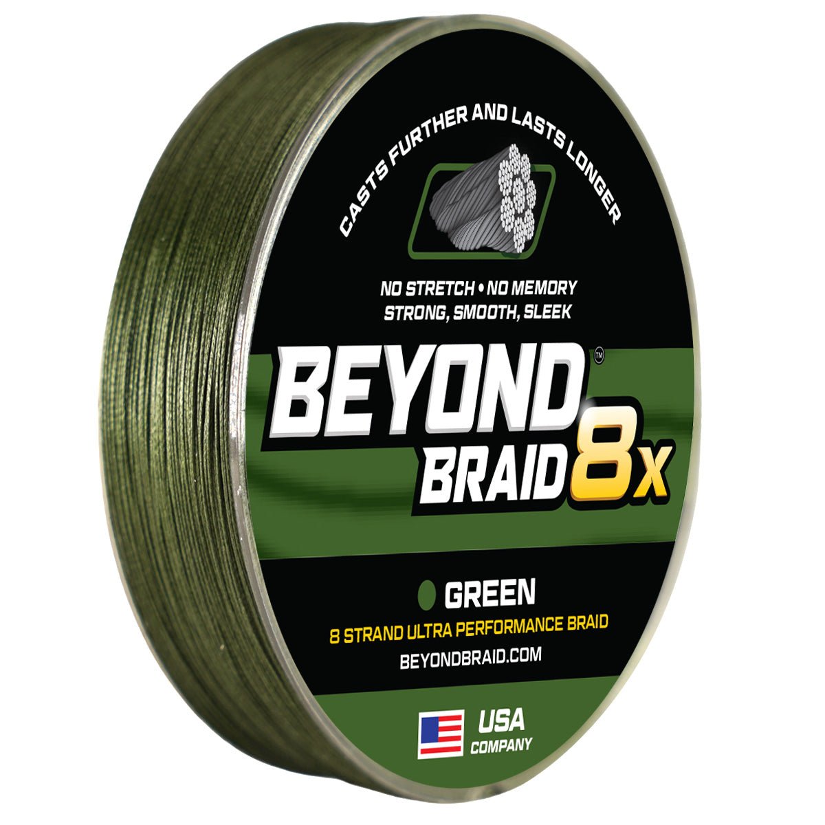 Green 8X - Ultra Performance 8 Strand - Get Tight Gear
