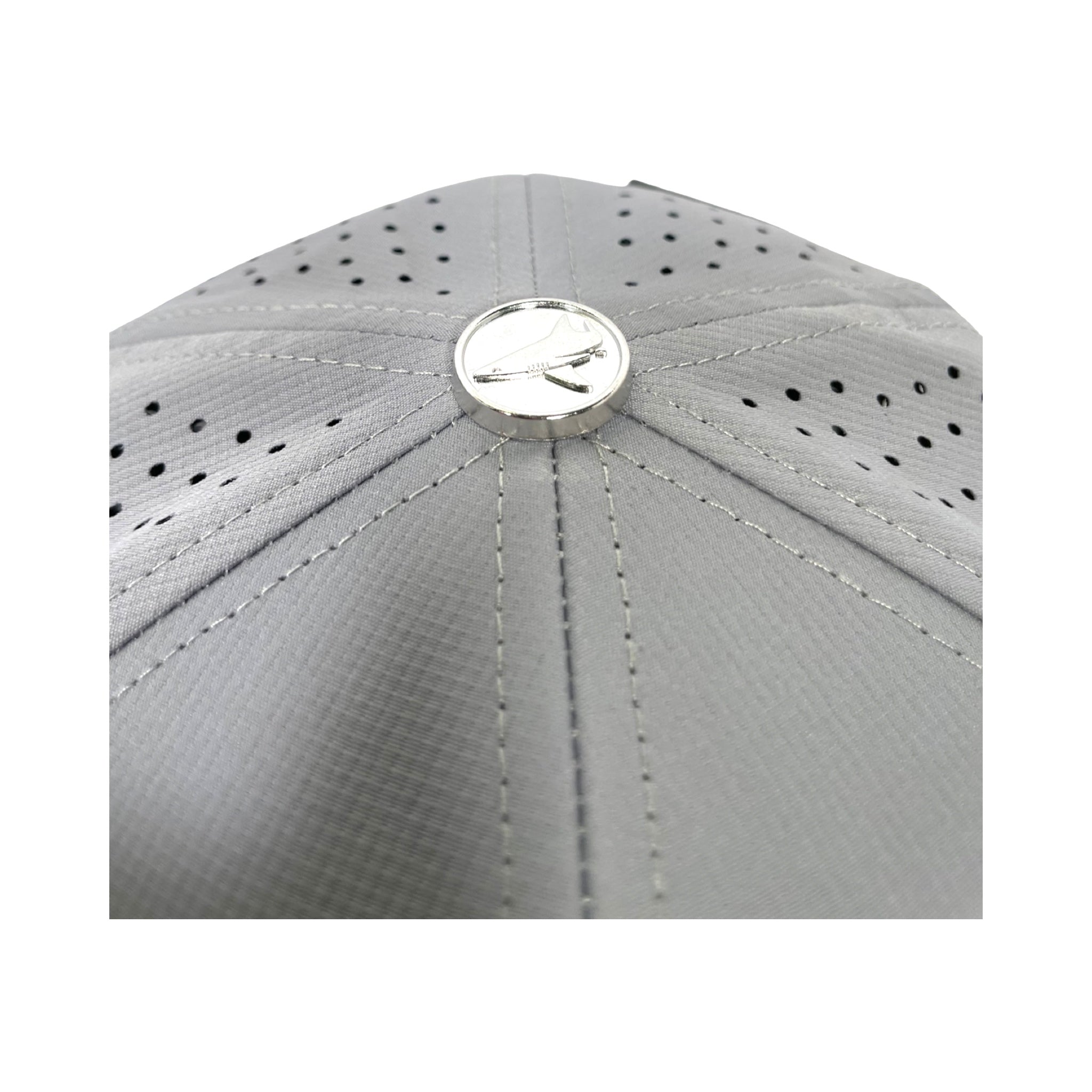 Grey PVC Performance Snapback Hat - Get Tight Gear