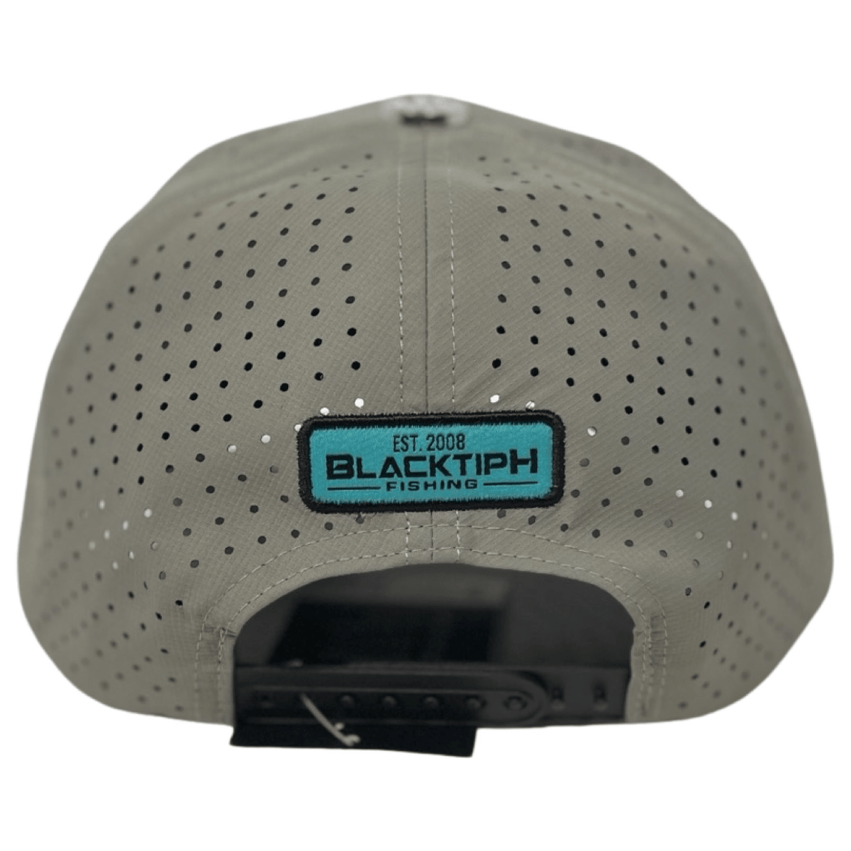 Grey Turquoise PVC Performance Snapback Hat - Get Tight Gear