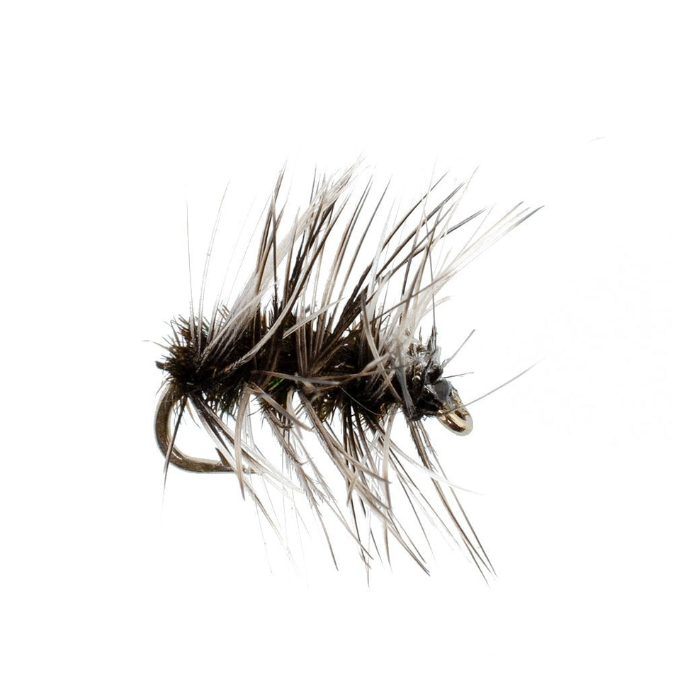 Griffiths Gnat Midge Trout Dry Fly Fishing Flies - 1 Dozen Flies Size 18 - Get Tight Gear